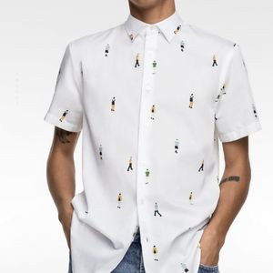 Zara man print shirt